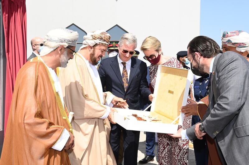 The Duqm port was officially opened in the presence of the Belgium’s King Philippe and Queen Mathilde. Courtesy: Oman FM Twitter