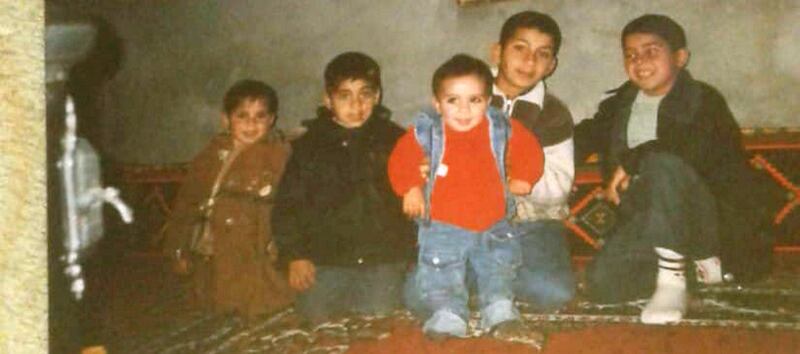 Mohammed Jomaa's children with their cousins before separation. Courtesy Mohammed Jomaa 
