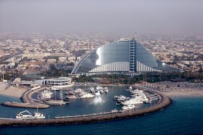 Budding footballers and their families can check in at Jumeirah Beach hotel for professional coaching sessions with former Premier League footballers. Getty