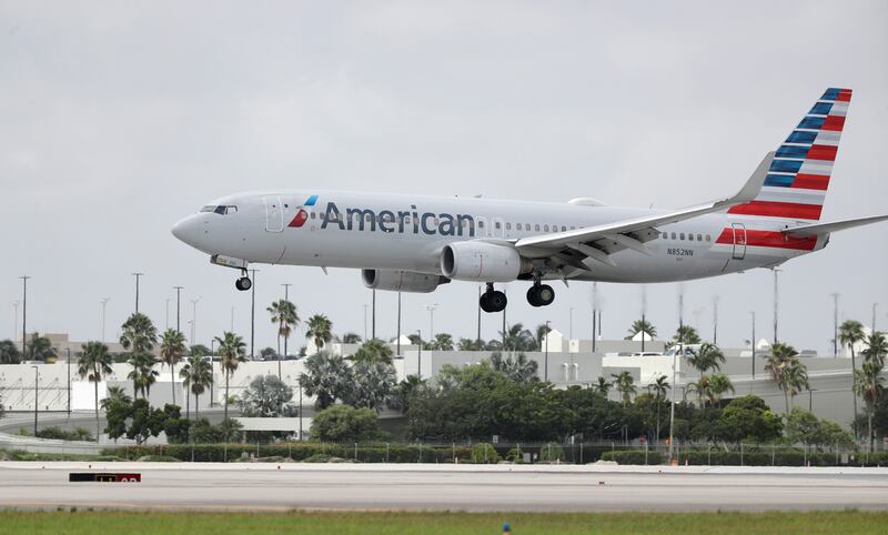 American Airlines plans to recruit about 800 flight attendants by March. AP Photo / Wilfredo Lee