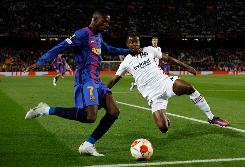 Ousmane Dembele – 8. Crossed towards Aubameyang on 9 and did the same again on 47 as he was Barca’s most dangerous player. Booked in time added on. Reuters