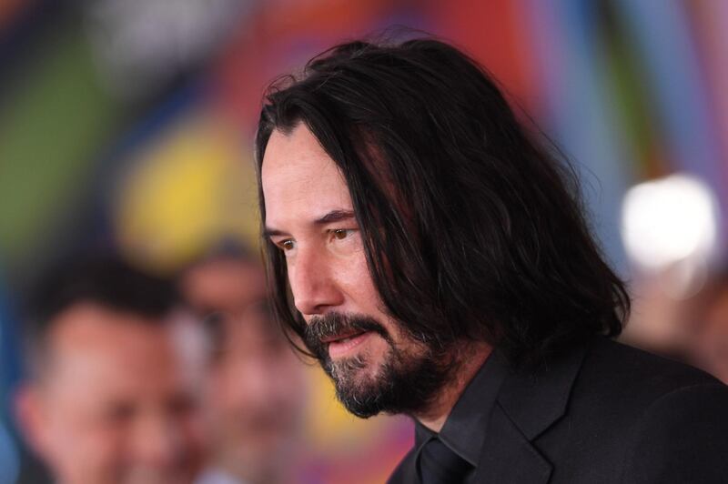 Canadian-US actor Keanu Reeves arrives for the world premiere of "Toy Story 4" at El Capitan theatre in Hollywood, California on June 11, 2019. / AFP / VALERIE MACON
