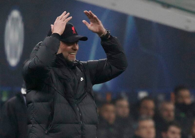 Liverpool manager Juergen Klopp. Reuters
