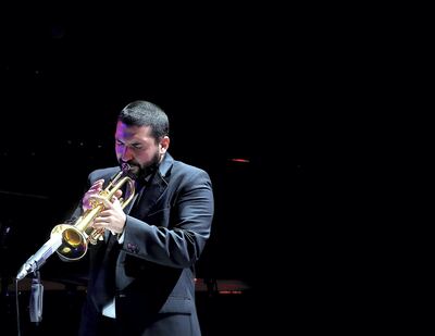 Abu Dhabi,13, Nov, 2017: Ibrahim Maalouf performs live at the Louvre Abu Dhabi in Abu Dhabi. Satish Kumar for the National / Story by Saeed Saeed