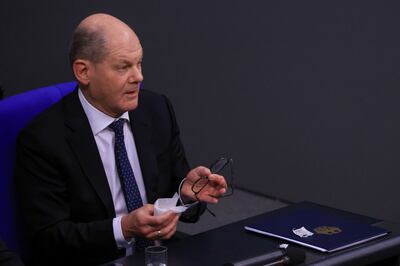 German Chancellor Olaf Scholz is urging European leaders to consider Gaza's post-war future. Bloomberg