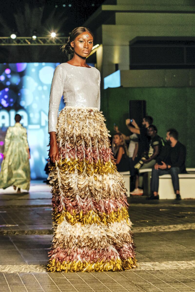 Asmaraia debuted in the Middle east in May 2018 at Arab Fashion Week. Courtesy of Asmaraia