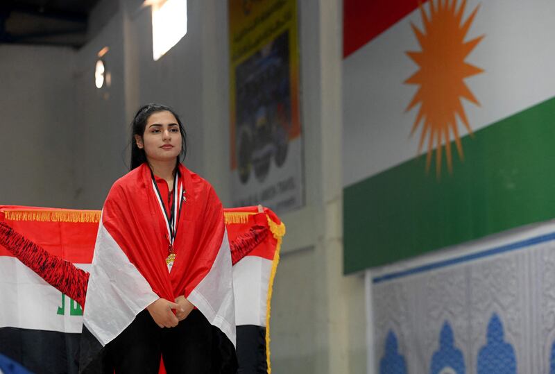 Going for glory: more and more women in Iraq are training to become professional athletes.