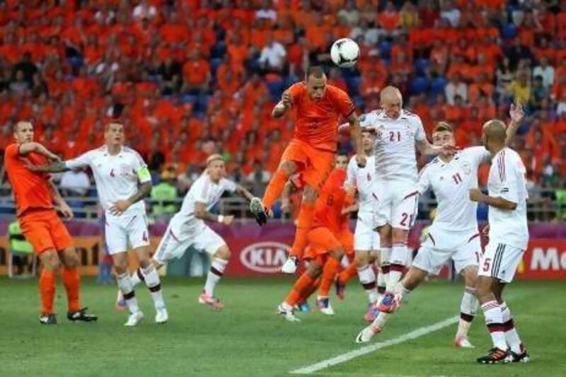 The Dutch had far more chances but failed to convert, with Arjen Robben the most wasteful. Julian Finney / Getty Images
