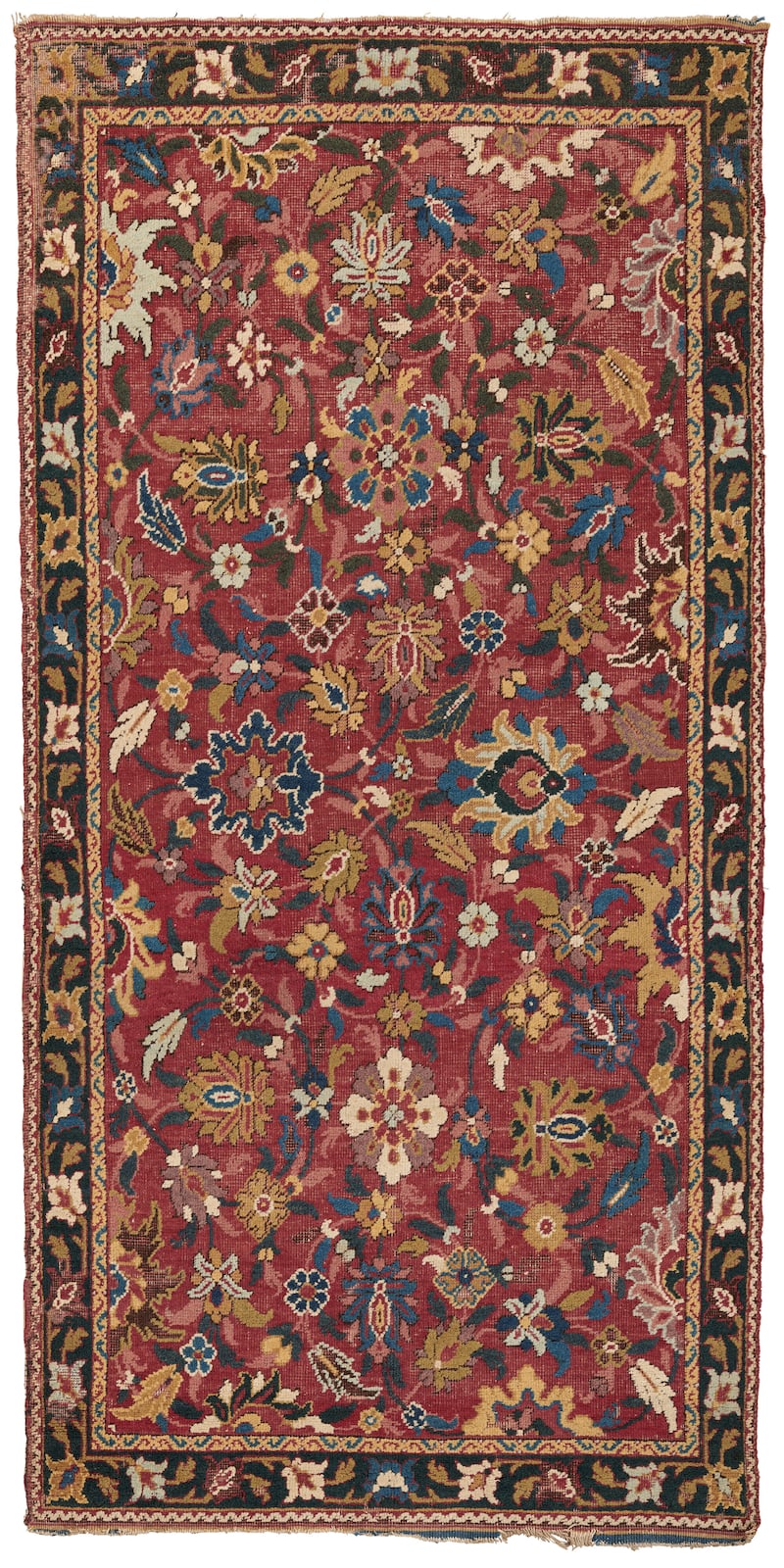 Lot 205 - a Deccani rug from 18th century South India