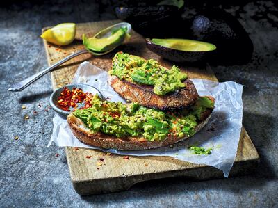 Avocado on toast from M&S Cafe. Courtesy M&S Cafe