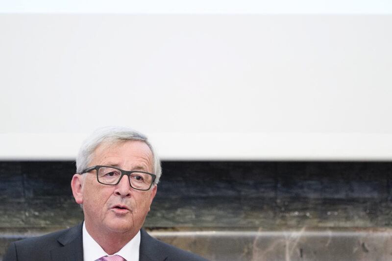 Can the centre hold" European Commission president Jean-Claude Juncker. Manuel Lopez / EPA