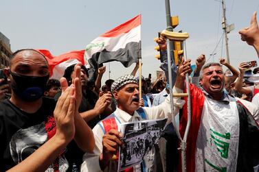 The funeral of a protester who was killed during anti-government protests at Tahrir Square in Baghdad about poor public services. Reuters