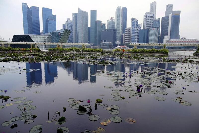 9th: Singapore. The skyline in the central business district. Edgar Su / Reuters