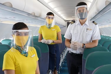 Travellers must wear face masks on all Cebu Pacific flights. Courtesy Cebu Pacfic