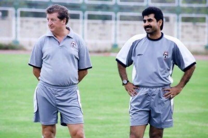 Roy Hodgson during his time as UAE national team manager. Al Ittihad