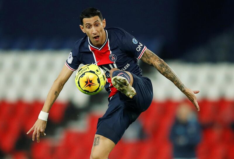 Angel Di Maria in action. Reuters