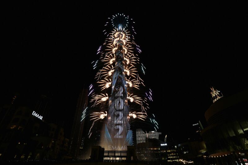 Fireworks explode to celebrate the New Year. Reuters