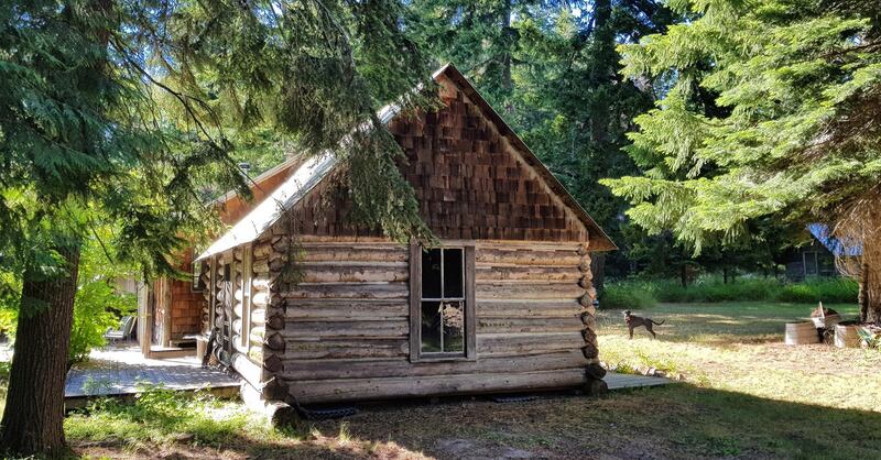The off-the-grid cabin in Oregon, USA. Rosemary Behan