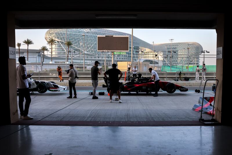 Behind the scenes at Yas Marina Circuit ahead of the launch of Saturday's race.