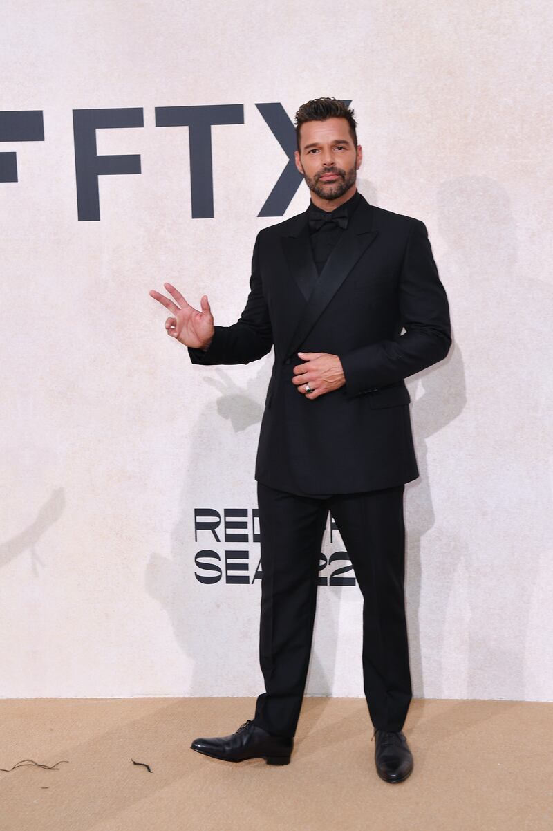 Musician Ricky Martin. Getty