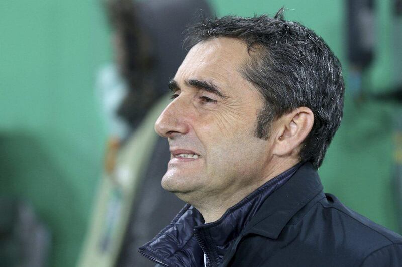 Ernesto Valverde resigned as Athletic Bilbao manager. He is Luis Enrique's replacement at Barcelona. Ronald Zak / AP Photo