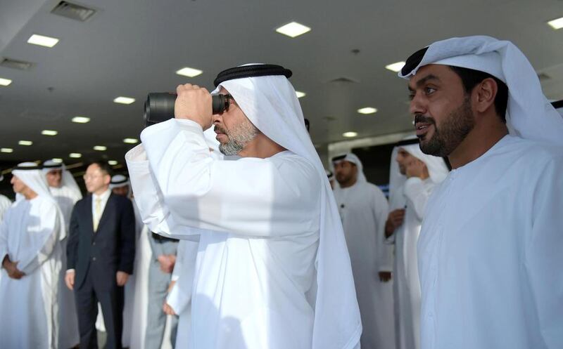 During the event, Sheikh Hamdan was updated on the developments since his visit last July.