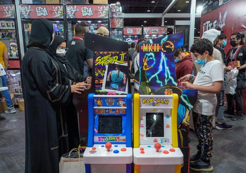 The Middle East Film and Comic Con 2022 was held at Adnec. 