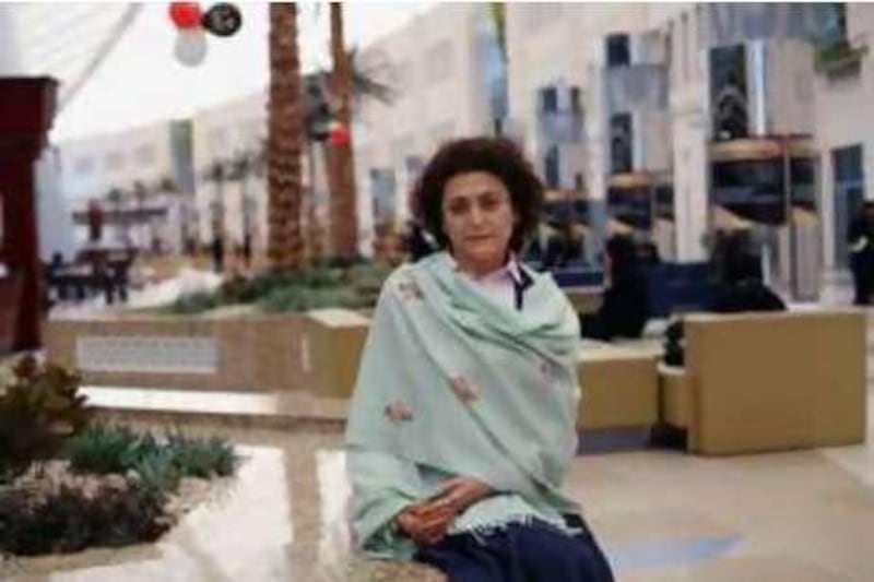 Dubai, UAE - November 25, 2009 - Portrait of Dr. Rima Sabban, an Emirati sociologist, at Zayed University. (Nicole Hill / The National)
 *** Local Caption ***  NH Sabban05.jpg