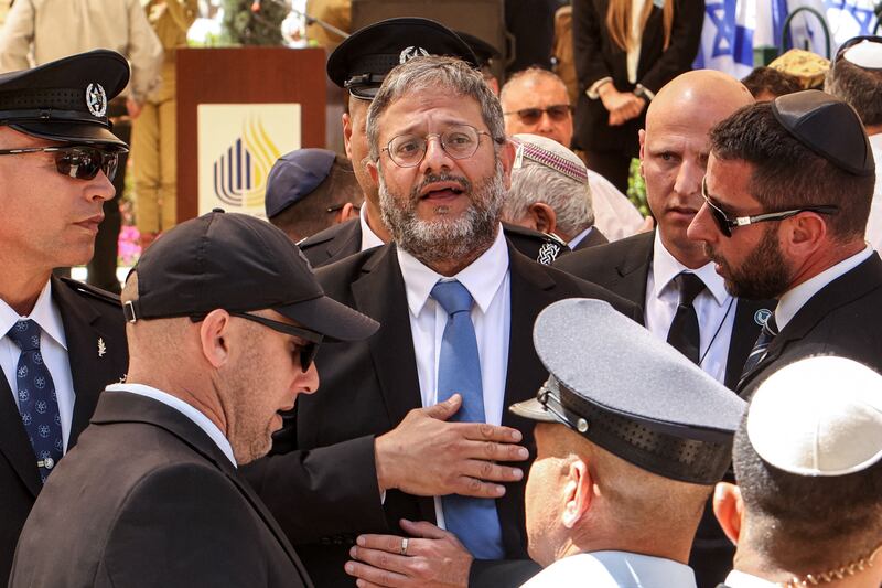 Israeli far-right National Security Minister Itamar Ben-Gvir. AFP