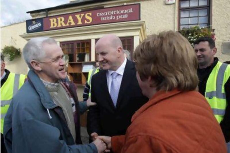 Presidential Candidate Sean Gallagher meets locals at the Fortstown Annual Street Fair in Co. Meath.