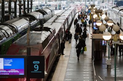 Gare du Nord train station in Paris, on December 20. Bloomberg