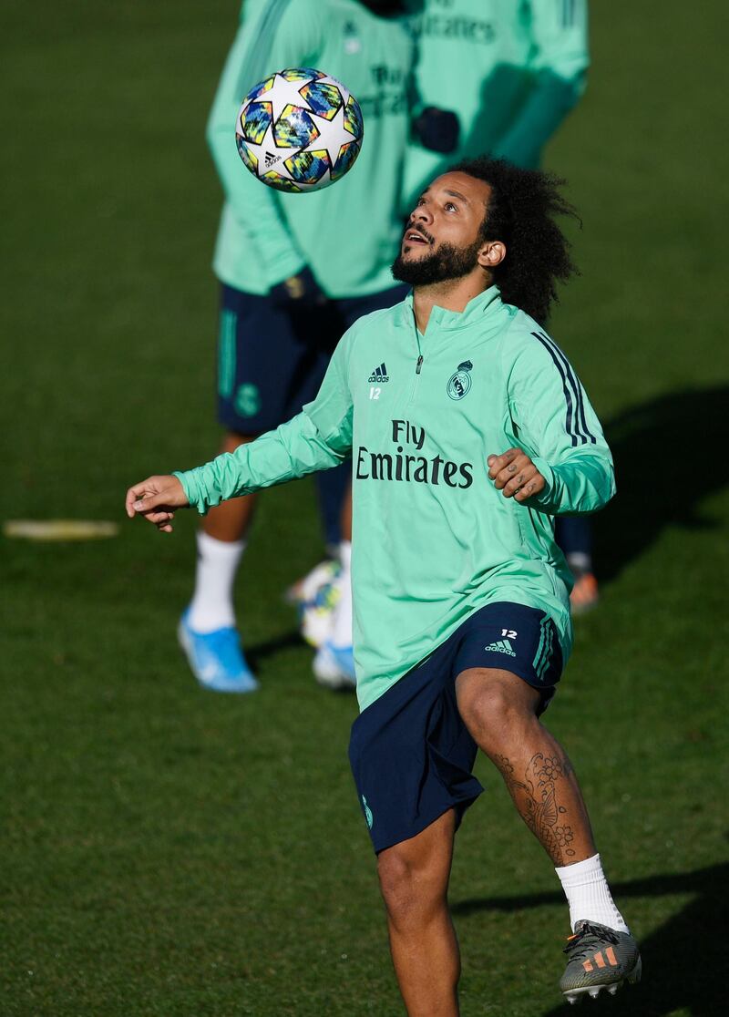 Real Madrid's Brazilian defender Marcelo. AFP