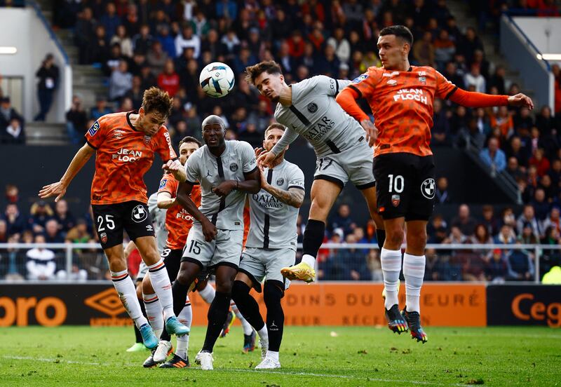 Sergio Ramos - 6, Came across well to block an early shot, while he also played some nice football in attack. However, his poor pass resulted in Moffi making a run forward. Couldn’t score with a couple of headers at the other end but showed his experience to help see out the game. Reuters

Reuters