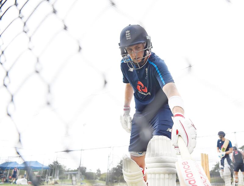 TOWNSVILLE, AUSTRALIA - NOVEMBER 14:  Joe Root of England bats during an England nets session at Riverway Stadium on November 14, 2017 in Townsville, Australia.  (Photo by Ian Hitchcock/Getty Images)