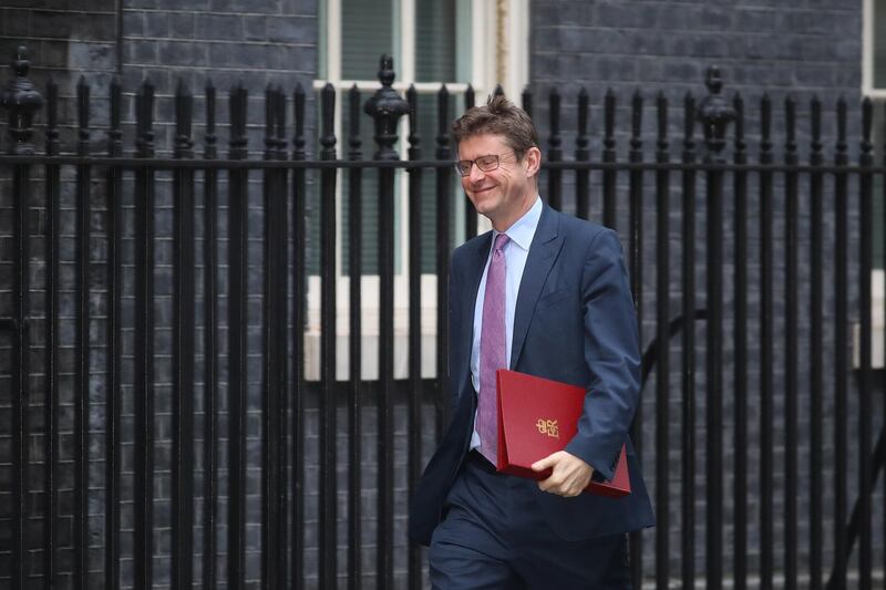 LONDON, ENGLAND - NOVEMBER 20:  Business Secretary Greg Clark arrives at Downing Street for the Inner Brexit Cabinet meeting on November 20, 2017 in London, England. Prime Minister Theresa May is holding meetings with senior cabinet members to try and boost progress on the stalled Brexit negotiations.  (Photo by Christopher Furlong/Getty Images)