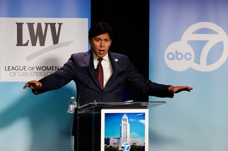 Los Angeles City Councilman Kevin de Leon is one of the leaders heard on the incriminating recording. EPA