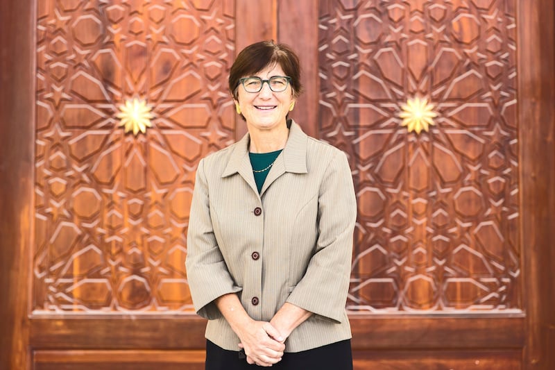 Sharjah, United Arab Emirates, October 12, 2017:    Susan Karamanian, newly appointed provost at the American University of Sharjah in Sharjah on October 12, 2017. Christopher Pike / The National

Reporter: John Dennehy
Section: News