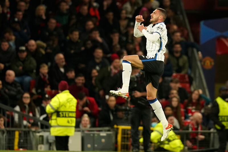 CB Merih Demiral (Atalanta) - If ever a substitution swung a contest, it was Demiral’s at half-time of the visit to Old Trafford. Thanks to their totemic Turk’s headed goal and his saving tackle on a breakaway Marcus Rashford, Atalanta led 2-0 at the break. After his injury, Manchester United scored three. AP