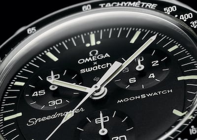 Swatch X Omega 'Mission to the Moon' watch. Photo: Swatch Group