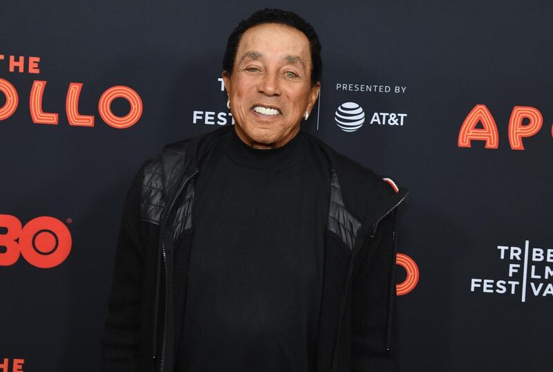 US singer Smokey Robinson attends the screening for "The Apollo" during the 2019 Tribeca Film Festival on  April 24, 2019. AFP