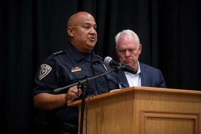 Uvalde police chief Pete Arredondo 'waited for radio and rifles, and he waited for shields and he waited for Swat. Lastly, he waited for a key that was never needed', said Texas DPS Director Steven McCraw