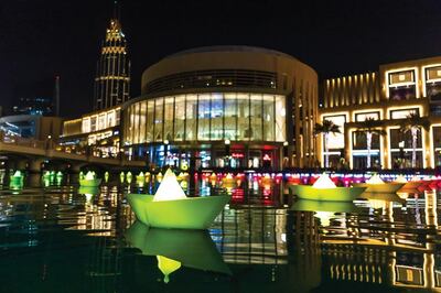 The Voyage art installation at The Dubai Mall. Courtesy The Dubai Mall 