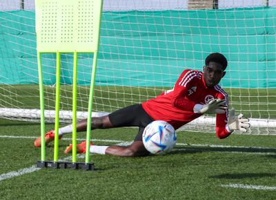 Gulf United players are put through their paces by Steven Taylor and his coaching staff. Victor Besa / The National.