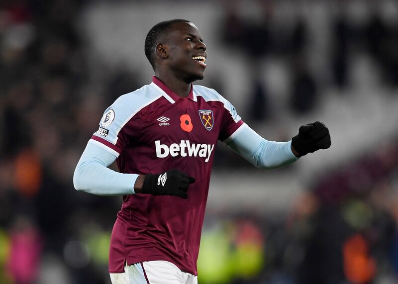 Centre-back: Kurt Zouma (West Ham) – Headed what proved the winner for West Ham in the victory over Liverpool that ended Jurgen Klopp’s 25-match unbeaten run. Reuters
