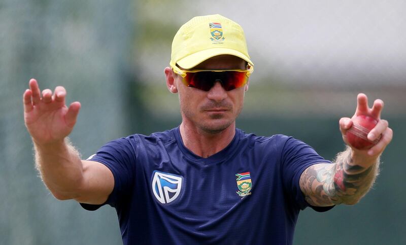 FILE PHOTO: Cricket - Sri Lanka v South Africa - South Africa Team's Practice Session - Colombo, Sri Lanka - July 19, 2018 - South Africa's fast bowler Dale Steyn stretches during a practice session ahead of their second test cricket match against Sri Lanka. REUTERS/Dinuka Liyanawatte/File Photo