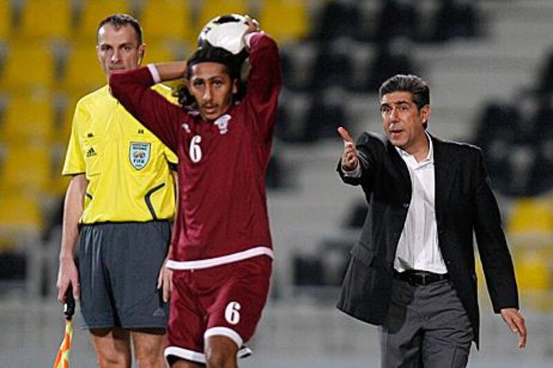 Iran’s coach, Afshin Ghotbi, right, will be imploring his team against Brazil from the touchline this evening.