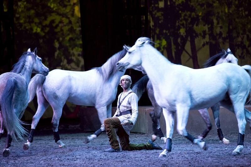 The opening performance of the equestrian theatrical production Cavalia, part of the Qasr Al Hosn Festival. Ryan Carter / Crown Prince Court - Abu Dhabi 

