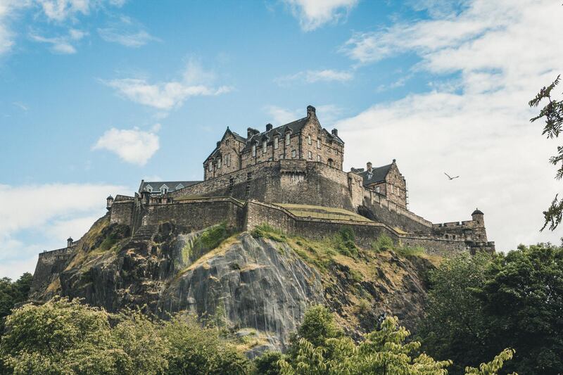Edinburgh Castle is Scotland's most-visited tourist attraction and is set to reopen on August 1. Unsplash