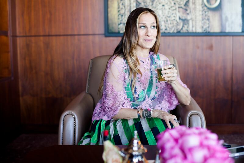 Dubai, UAE, December 8, 2014:

Sarah Jessica Parker was in Dubai today promoting her latest project: hew own brand of shoes. SJP hopes to make high fashion shoes for a reasonable price. 

Mrs. Parker was photographed inside the Cigar Lounge of the Downtown Adress Hotel. 

Lee Hoagland/The National
