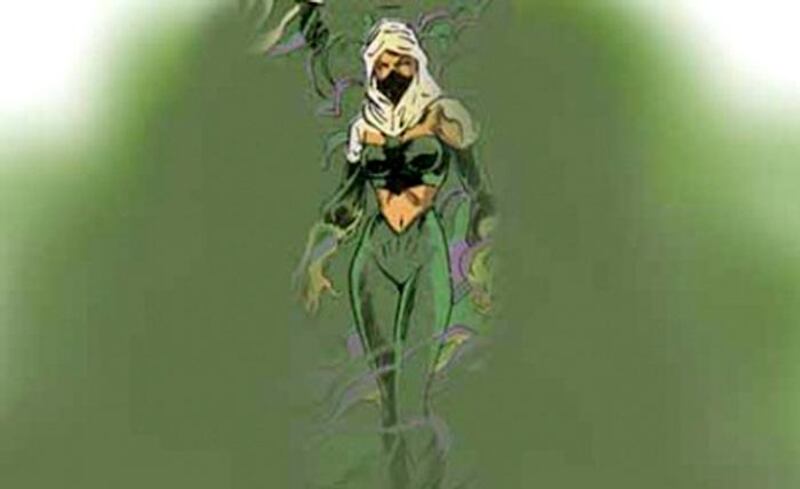 The Veil, of Iraqi background, who was recruited into Desert Sword. Courtesy Marvel